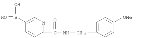 Boronic acid, B-[6-[[[(4-methoxyphenyl)methyl]amino]carbonyl]-3-pyridinyl]-